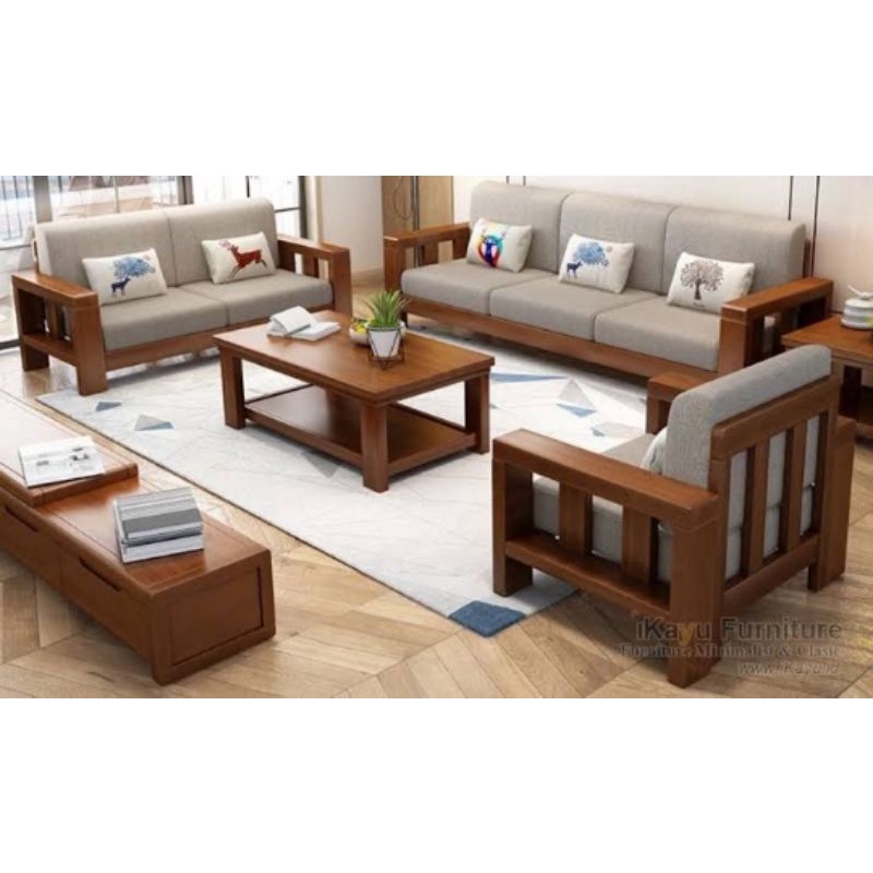 Kursi tamu jati minimalis modern/kursi tamu jati terbaru