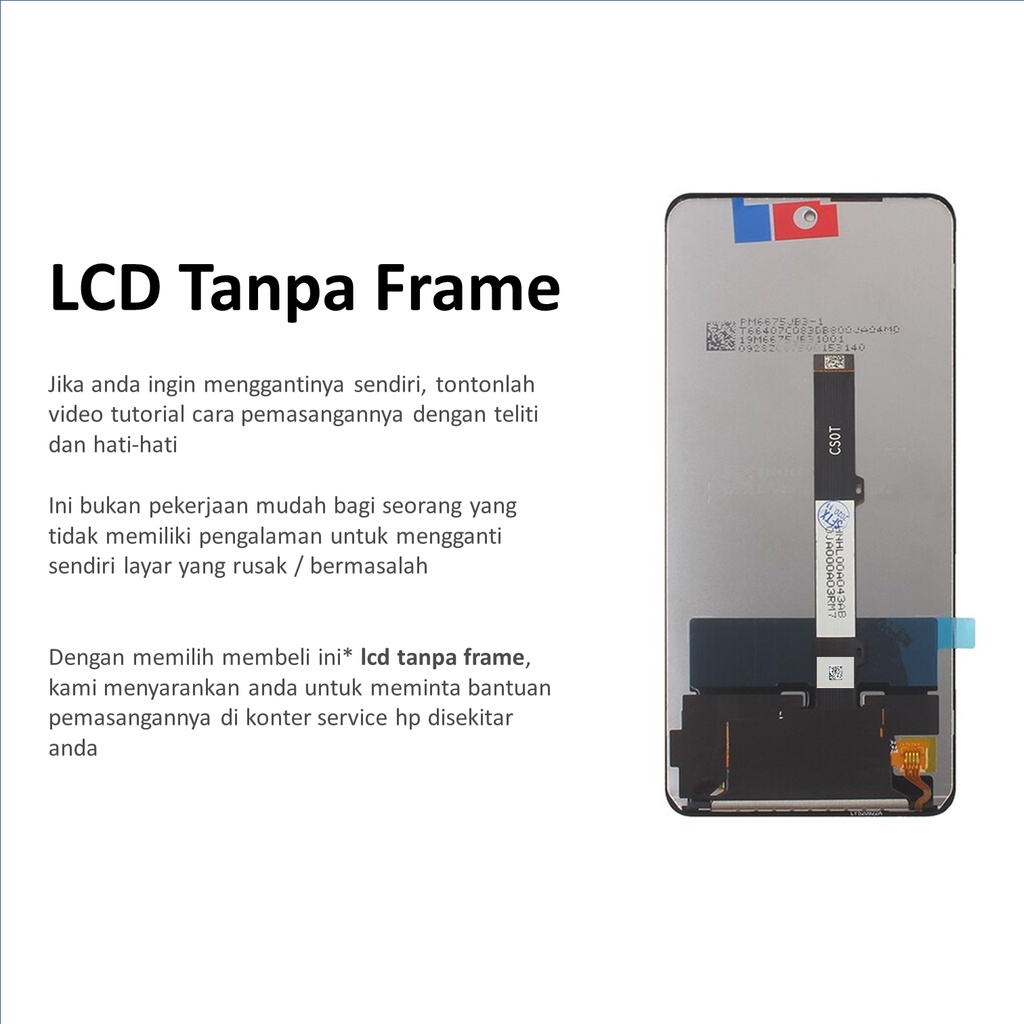 [ CHECK.ID ] LCD + FRAME POCOPHONE POCO X3 NFC / X3 PRO ORIGINAL