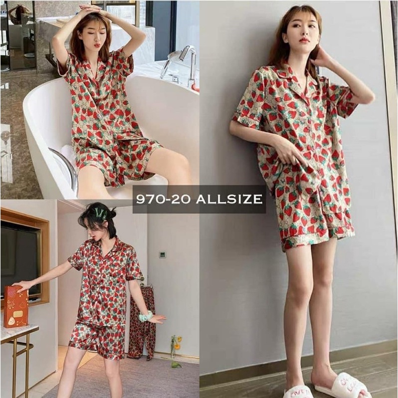 set baju tidur korea import