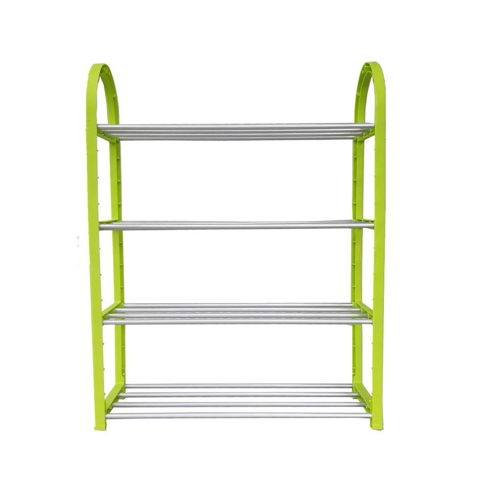 Rak Sepatu Minimalis 4 Susun 4 Tiers Shoes Rack Organize A983 Shopee Indonesia