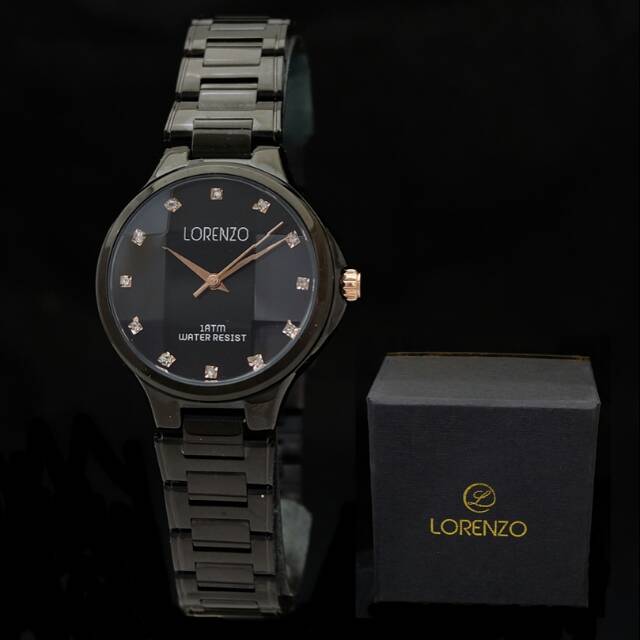 Jam tangan wanita lorenzo Original