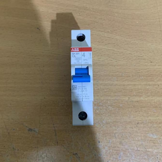 Mcb 4 Amper Abb Original Sni
