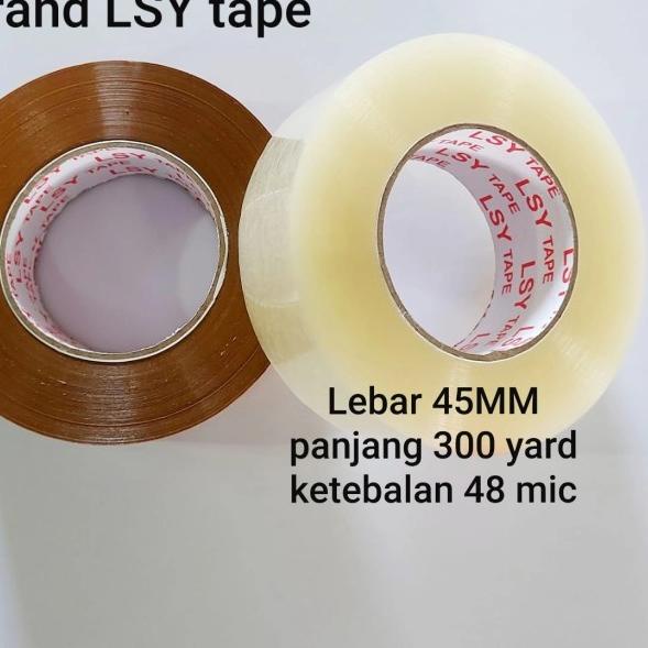 

▲ lakban bening / coklat 300 yard ketebalan 48 micron - Putih ۝