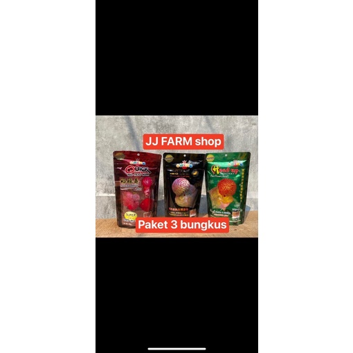 okiko platinum okiko red head okiko head up paket 3bungkus promo pelet ikan louhan koi koki oscar ch