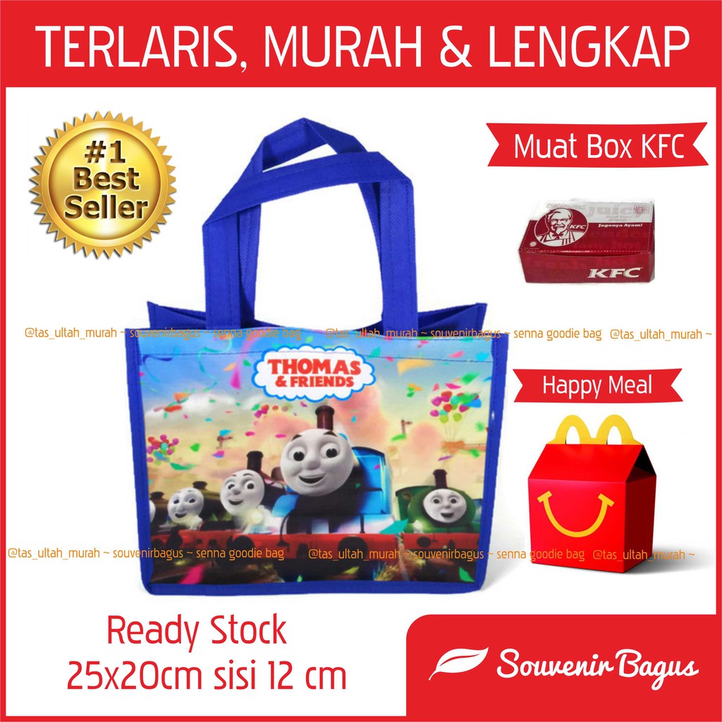 Tas Ultah Ulang Tahun Kereta Thomas the Train / Goodie Bag Thomas and Friends