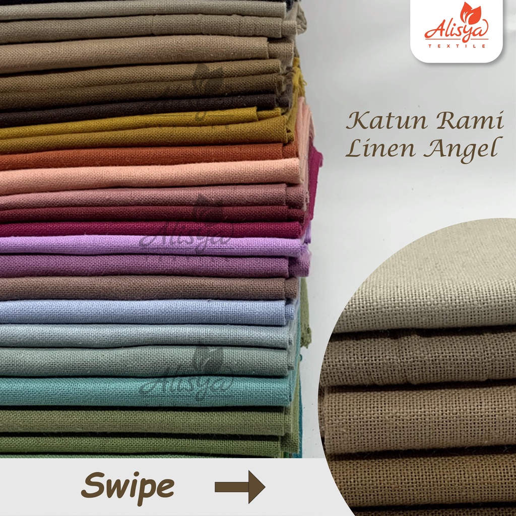 Kain Linen Rami / Linen Angel Kualitas Premium