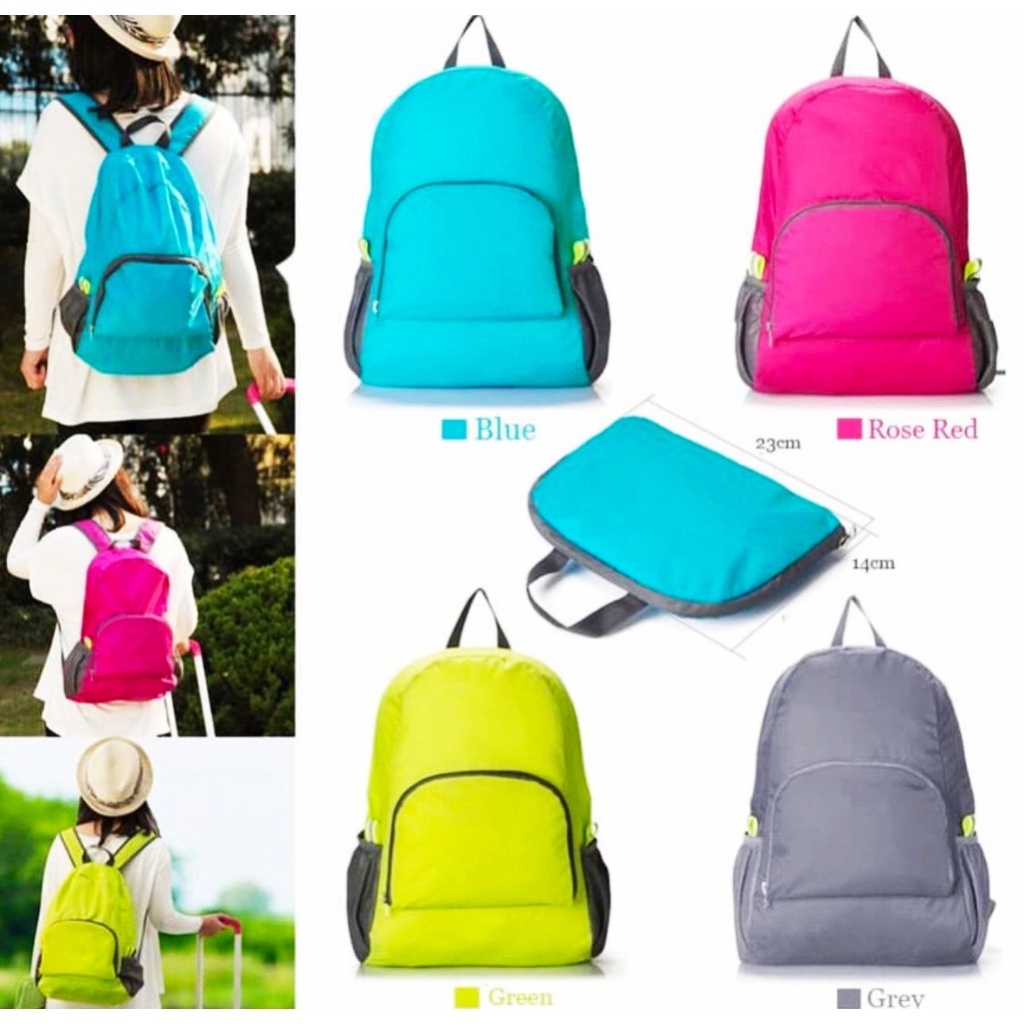 Foldable Backpack - Ransel Lipat - Travelmate - Tas