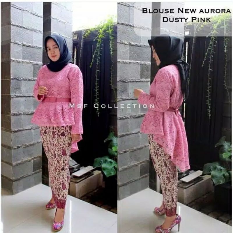 Melia kebaya - Setelan kebaya brokat aurora / kebaya aurora / kebaya wisuda