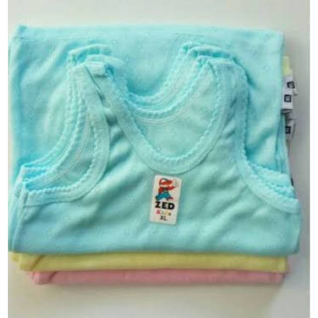 Singlet kaos dalam anak zedkids XL 1 lusin