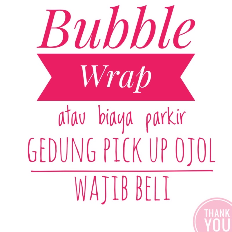

Bubble wrap agar paket lebih aman atau biaya parkir gedung wajib beli