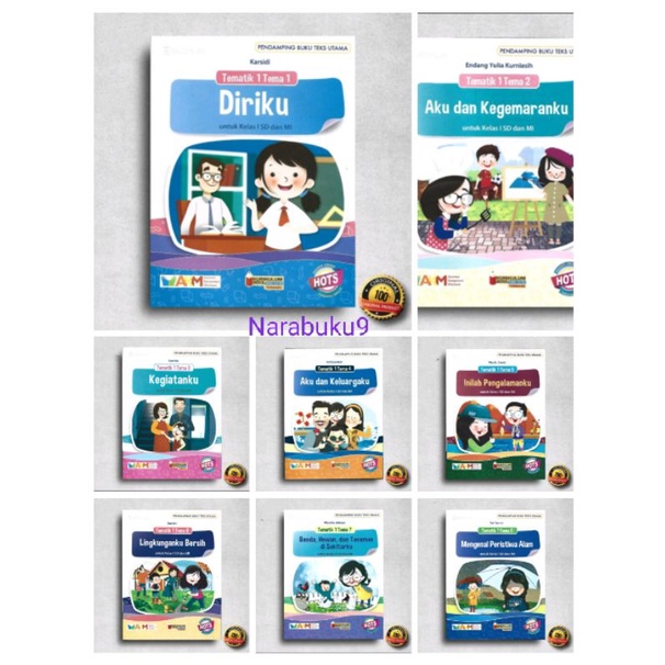 

NEW ! Tematik kelas 1 SD tema 1 2 3 4 5 6 7 8 Revisi HOTS AKM - Platinum