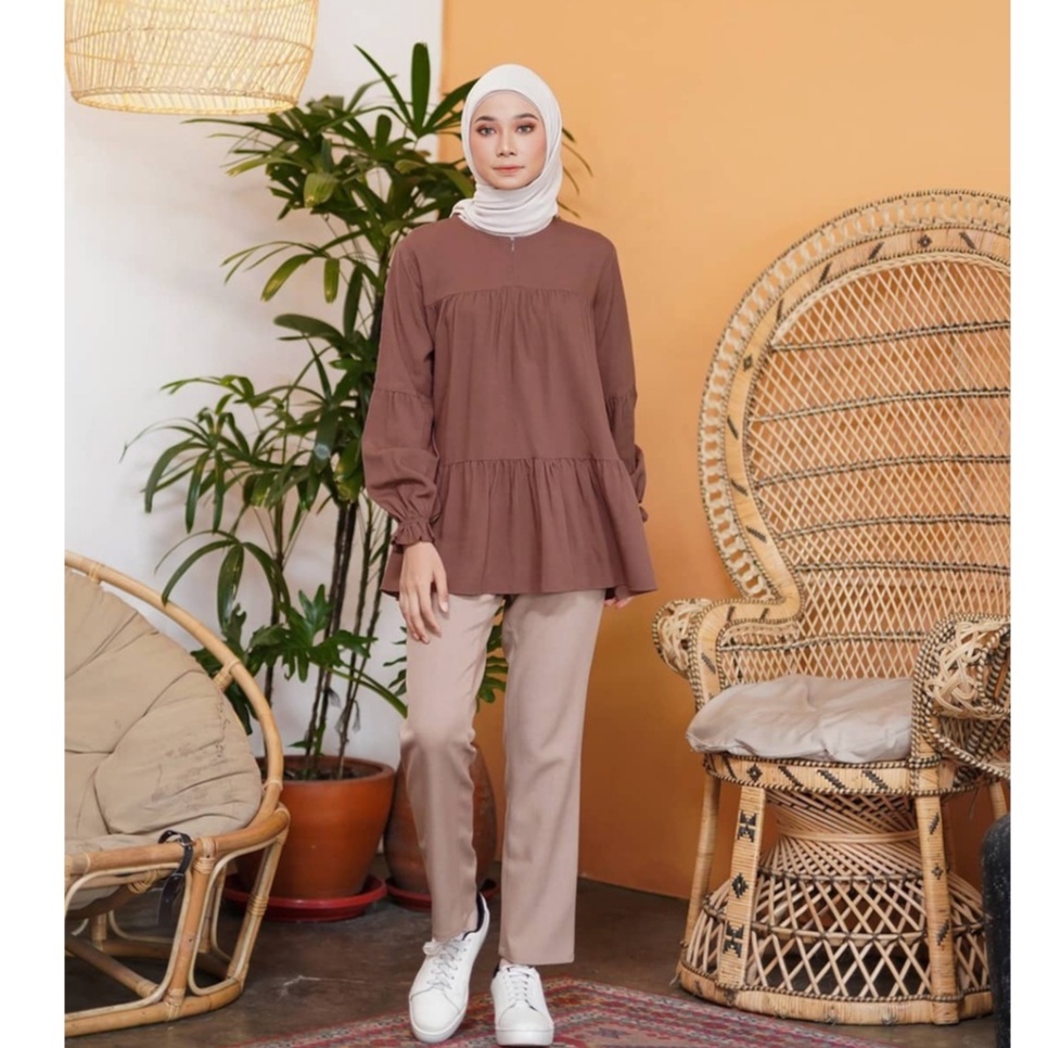 NALA BLOUSE - PAKAIAN WANITA - KATUN RAYON - BLOUSE POLOS - BISA COD