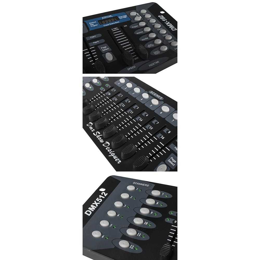 IDN TECH - SHEHDS Stage Lightning Controller DMX Console DJ 192CH - SHE-DMX512