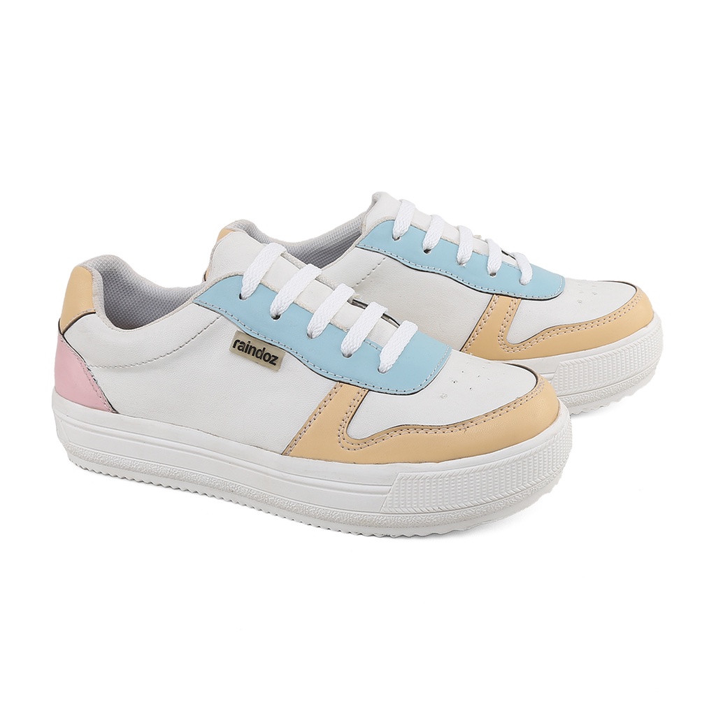 Raindoz Sepatu Sneakers Wanita Terbaru 2022 Kekinian Viral Putih RCU 072