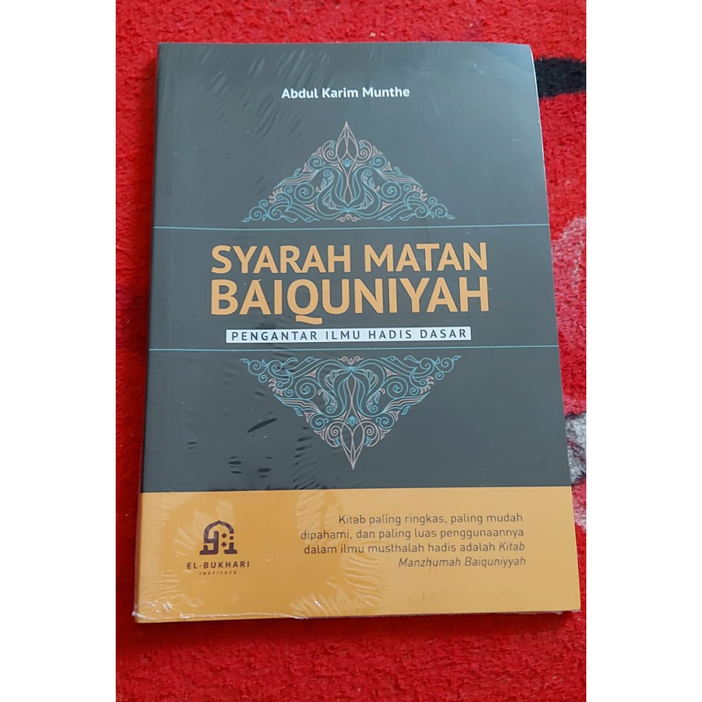 Jual Buku Ilmu Hadits Syarah dan Terjemahan Matan Baiquni Original Wilayah Jabodetabek