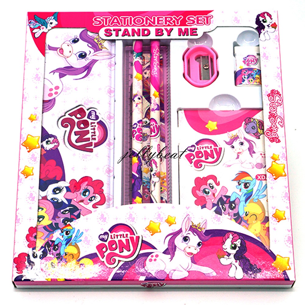 Stationery set / paket alat tulis 7 in 1 little pony