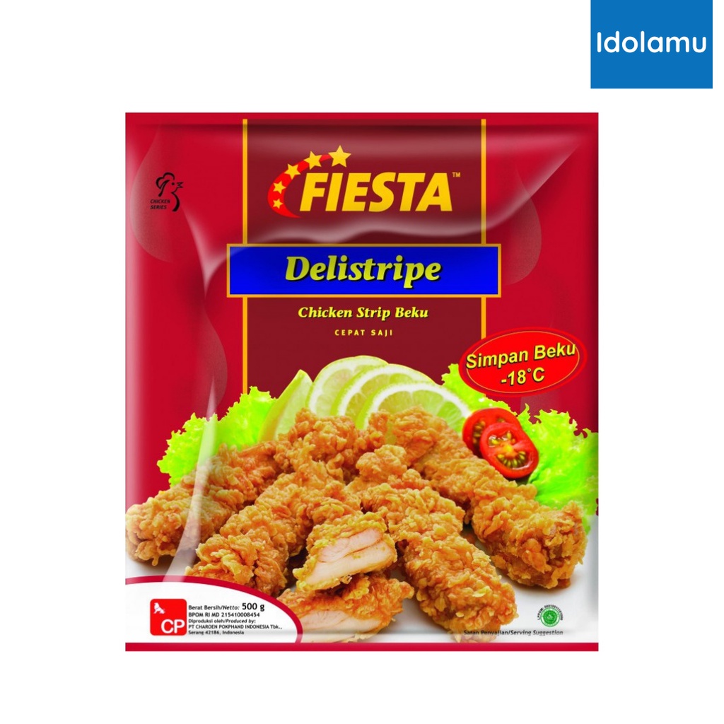 

Chicken Delistripe (Dada ayam fillet tepung) 500gram FIESTA