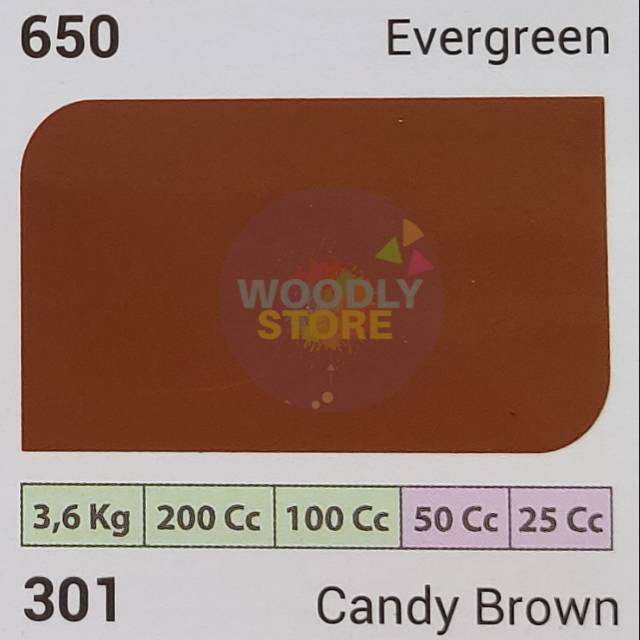 AVIAN CANDY BROWN 301 CAT BESI DAN KAYU 200ml