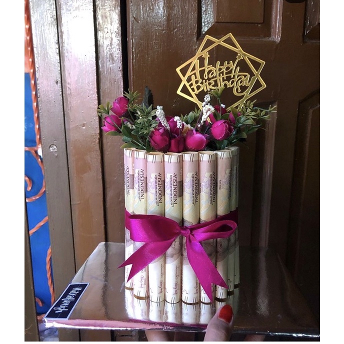

money cake / buket uang / uang mahar