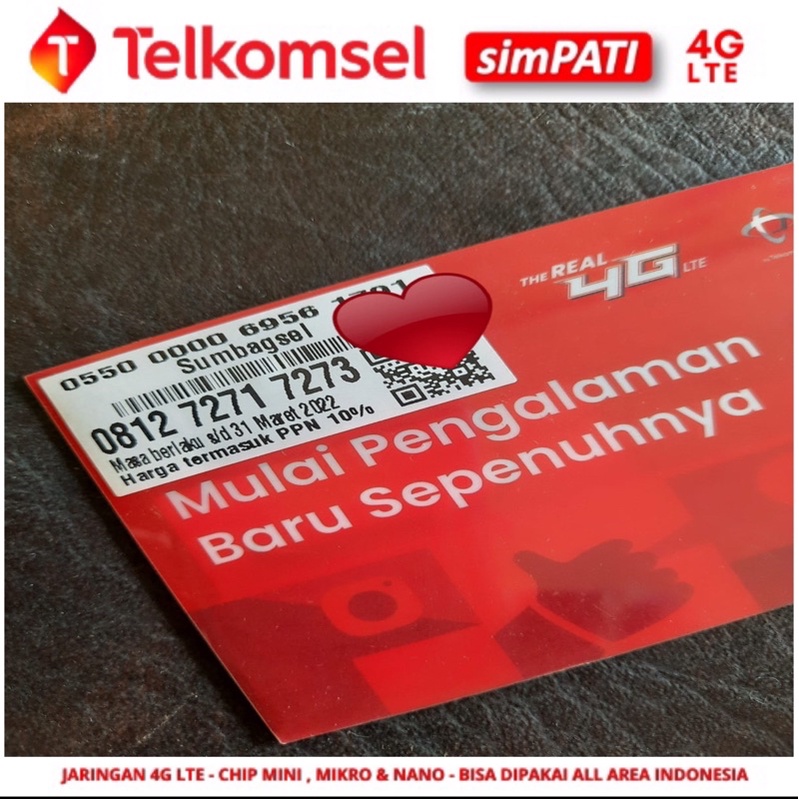 Nomor cantik telkomsel Simpati Seri Naik Rapih Kartu Perdana Telkomsel