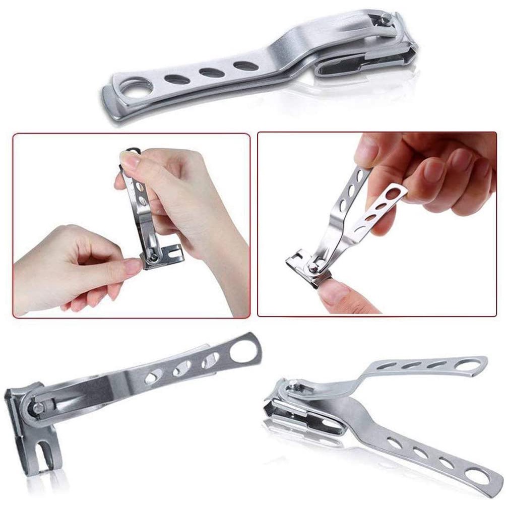 Gunting Kuku Putar 360 derajat Stainless Smart Nail Clipper