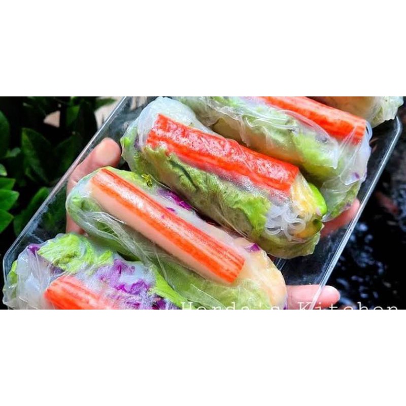 

salad roll crab stick