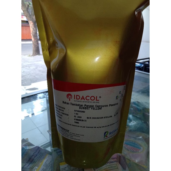 

Pewarna makanan SUNSET YELLOW 1kg