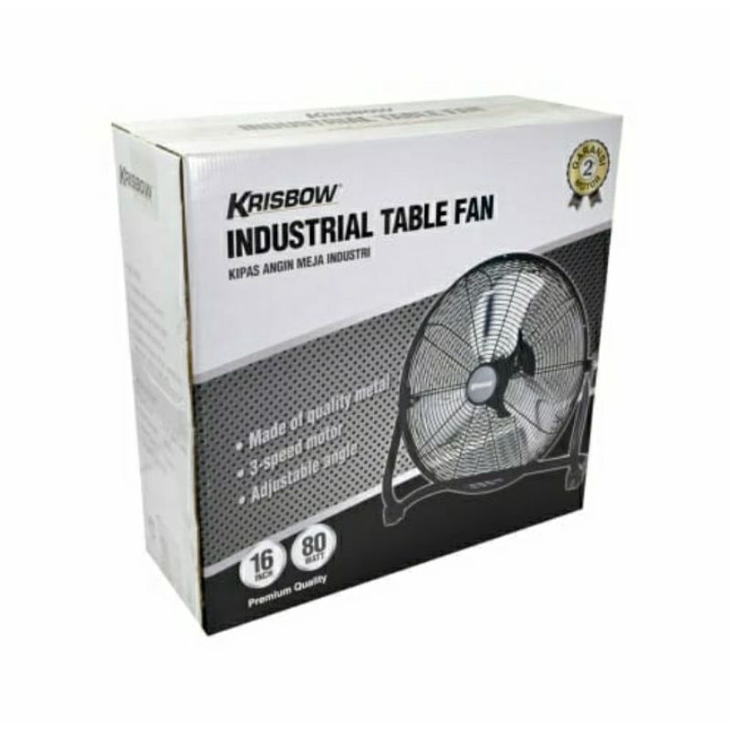 Krisbow kipas angin meja industrial