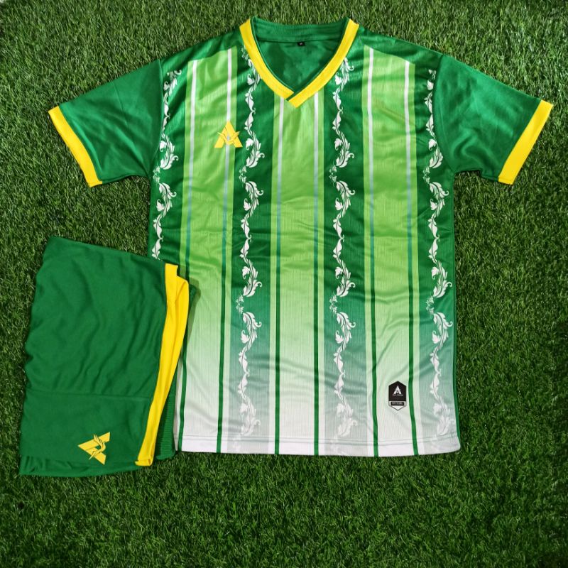 Jersey Motif Printing Setelan Jersey Futsal Jersey Sepakbola Larva Apparel Motif Tropical Summer hij