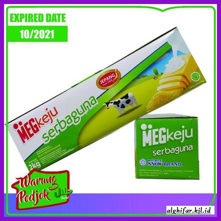 

Ujekujek- Keju Cheddar Meg Serbaguna 2 Kg | Meg Keju 2 Kg -Original.