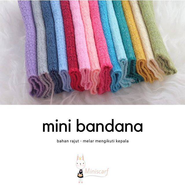 Bandana Rajut Premium Anysa Bandana Rajut Anak