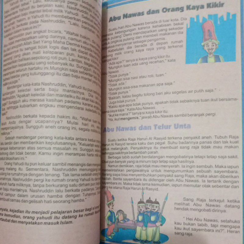 Buku Kumpulan Kisah Abu Nawas