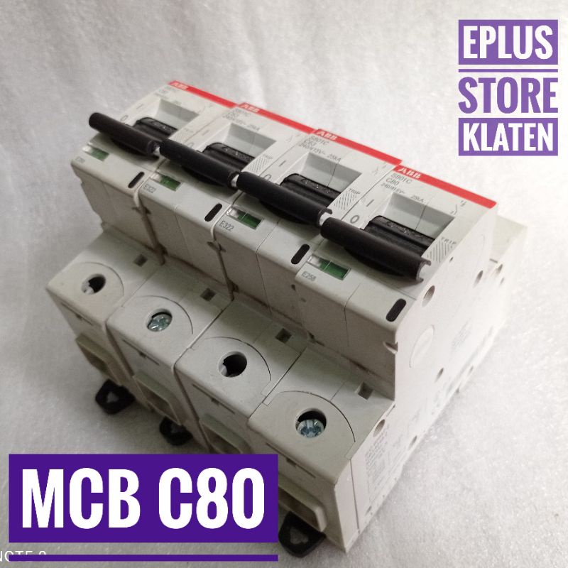MCB ABB S801C C63 C80 C125 original miniature circuit breaker 63A 80A 125A 25kA MB5