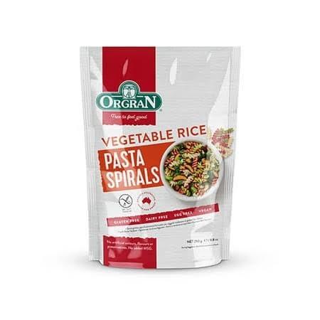 

Pasta | Orgran Vegetable Rice Spirals / Gluten Free Rice Spiral Pasta