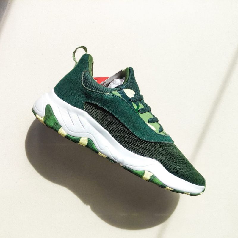 (MURAH) SEPATU SNEAKERS PRIA PIERO CNTR - GREEN CAMO ORIGINAL P30148