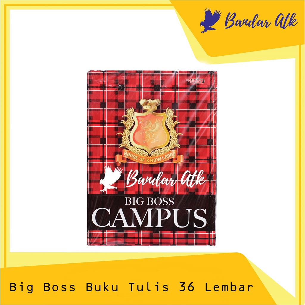 

BUKU TULIS CAMPUS BIG BOSS 36 LBR BUKU TULIS BOXY [1 PACK]