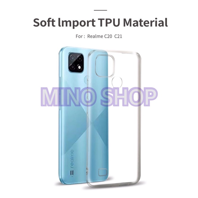 SOFTCASE TRANSPARAN REALME C20 - REALME C21 PREMIUM CLEAR SOFT CASE