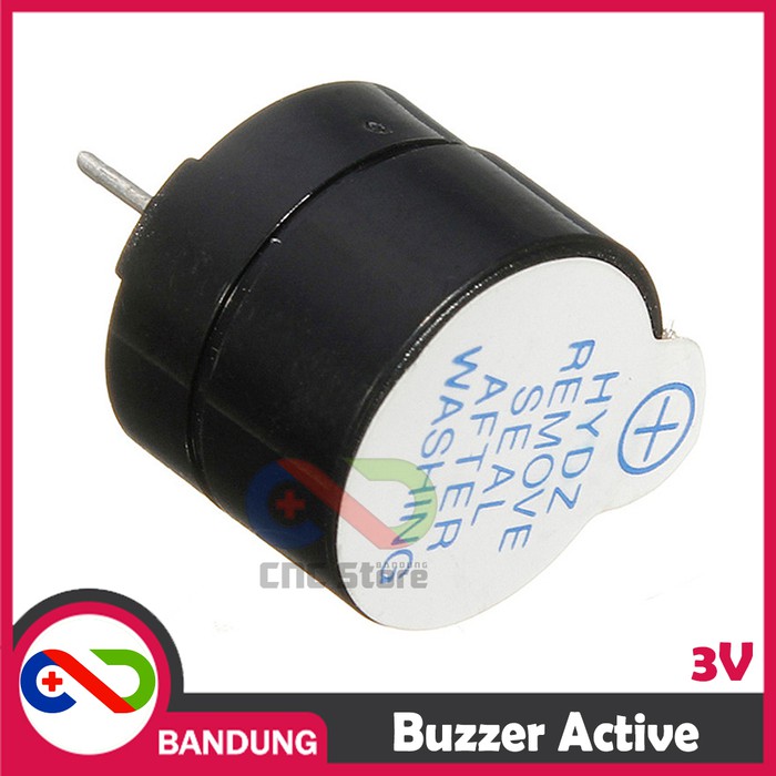 BUZZER SPEAKER ACTIVE 3V 3.3V 12X9.5MM FOR ARDUINO UNO MEGA MINI