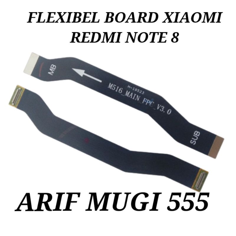 Flexibel Flexible Main Board Tengah Connect Lcd Xiaomi Redmi Note 8 Original