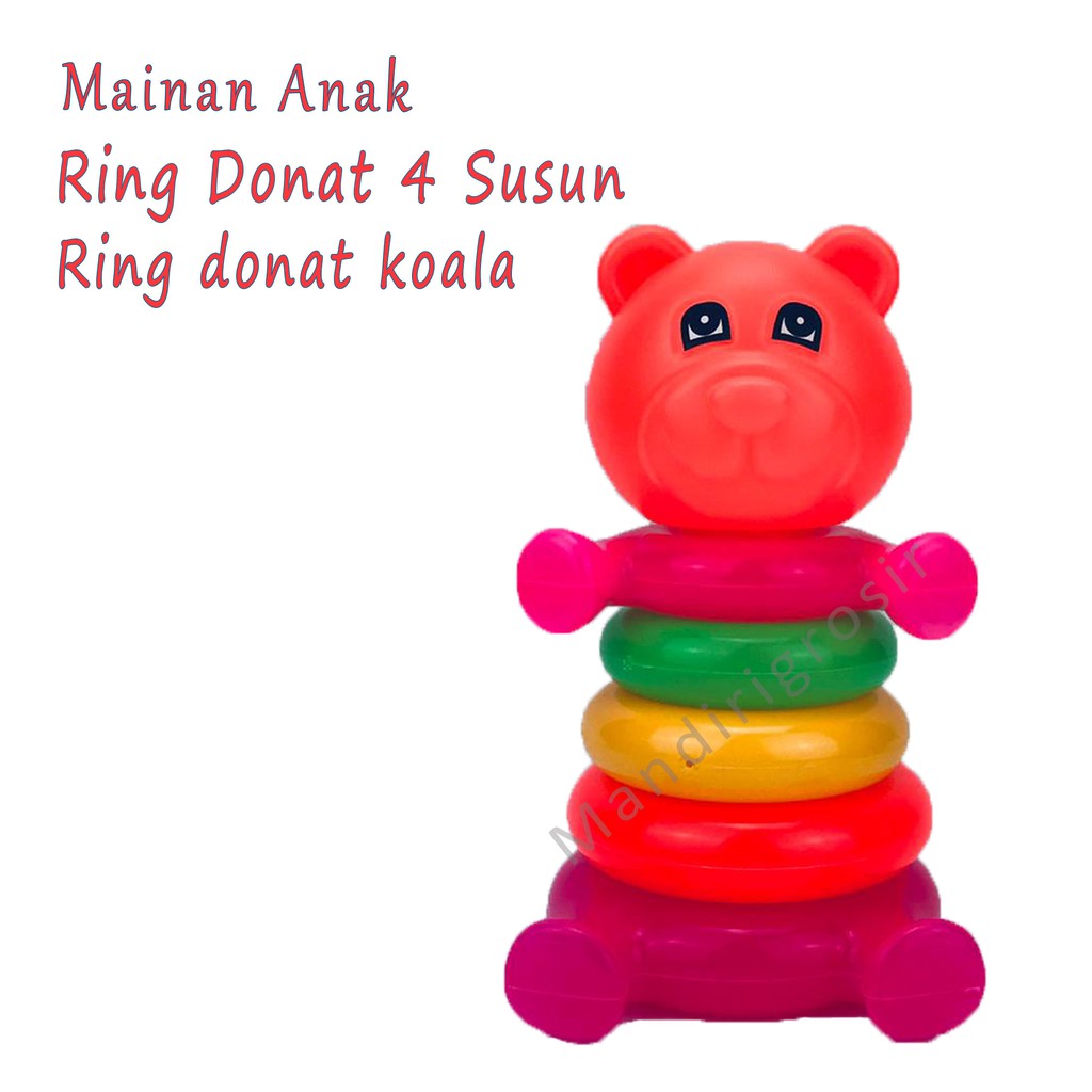 ring donat kowala 4 susun *Mainan Anak