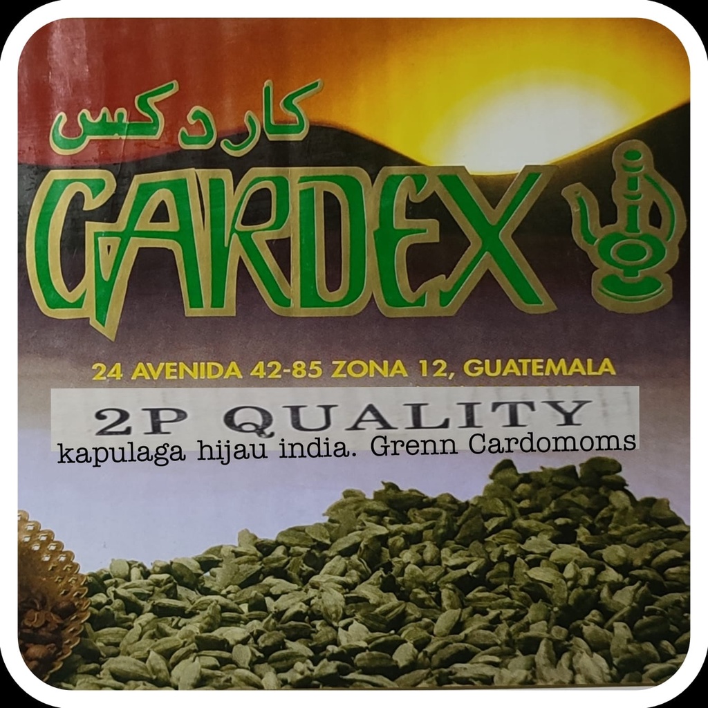 

Kapulaga Hijau india - Grenn Cardamom - 250gram