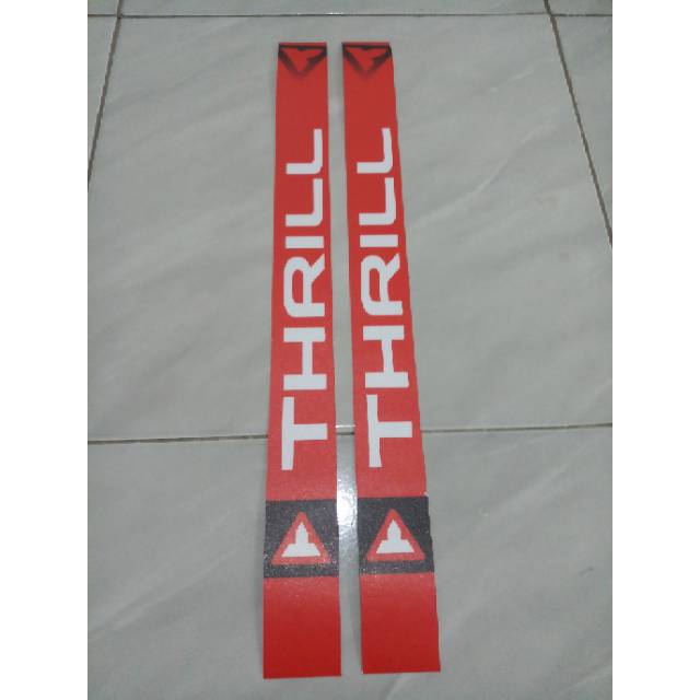 Decal sticker frame bawah, sepeda MTB Thrill vanquish richocet -DOFF