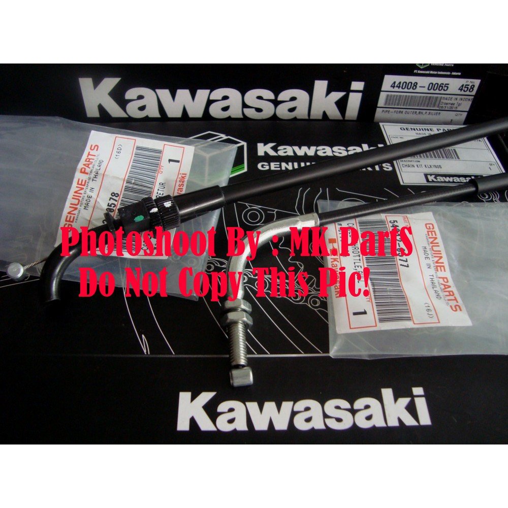 Satu Set Kabel Gas Ninja 250FI Ori.Kawasaki