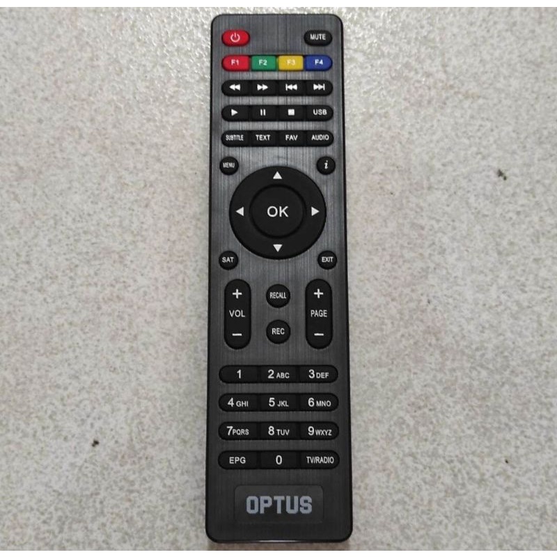 Remot Optus 66 HD KVision ASLI ORIGINAL / Remote Digital Receiver OP 66HD OP66HD Optus66 K Vision