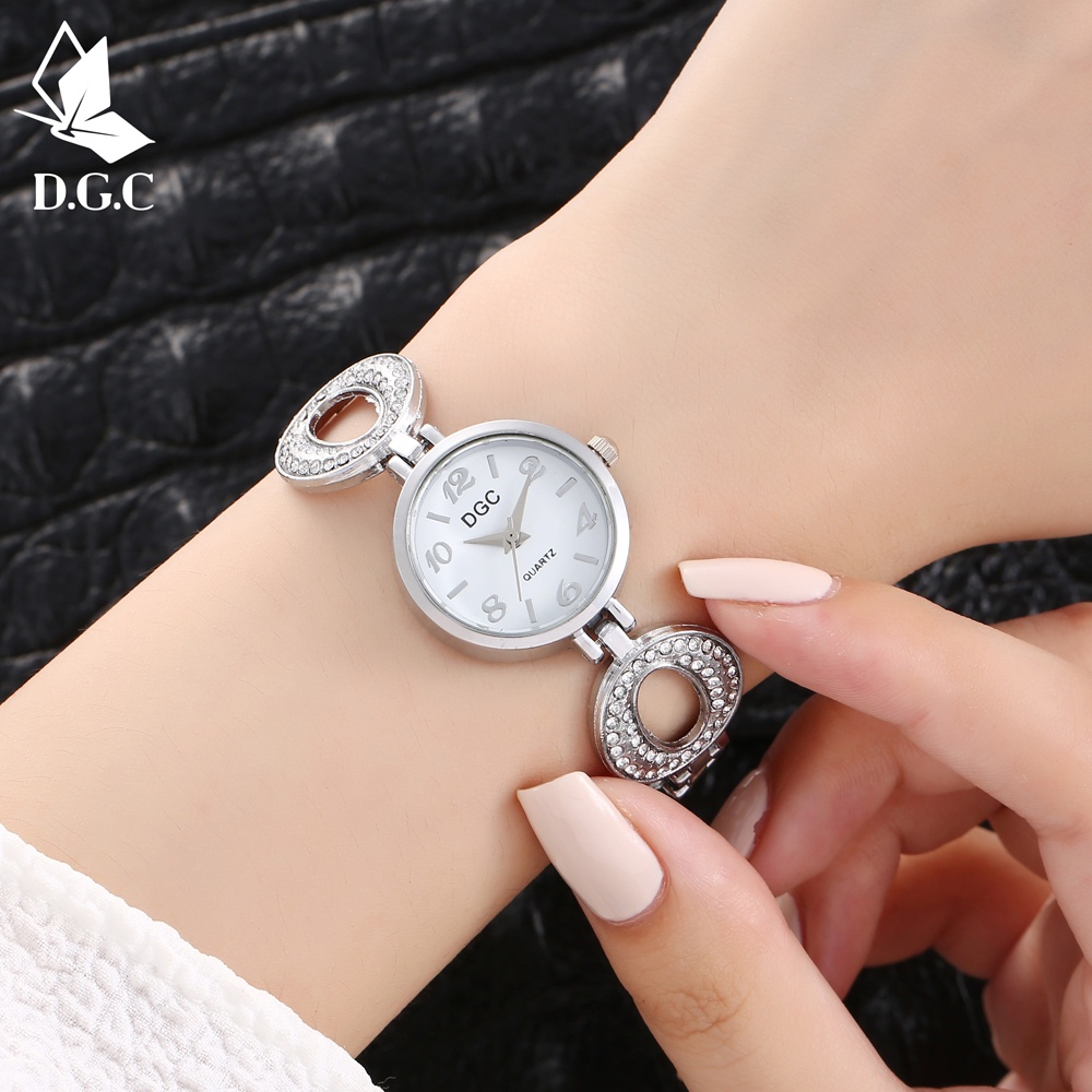 ✨DGC✨JAM  Wanita Fashion Round Dial Gelang Jam Tangan Korea Sederhana Kasual Mahasiswa W230