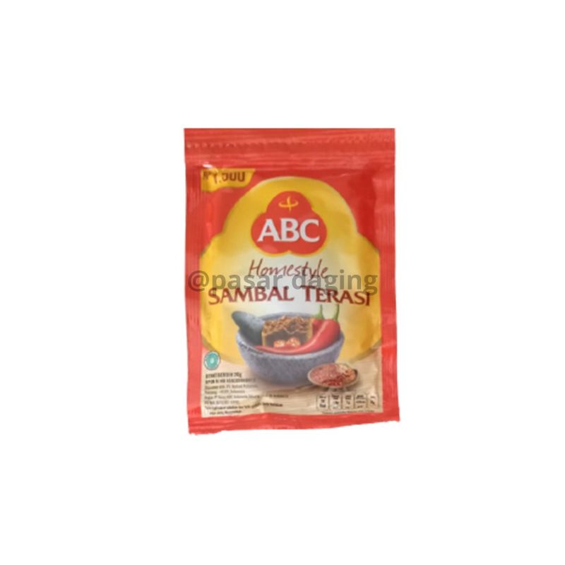 

SAMBAL TERASI ABC SACHET 20 GR