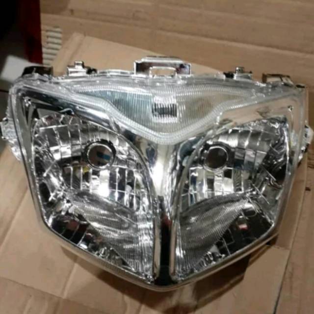 Reflektor lampu depan supra x 125 helm in