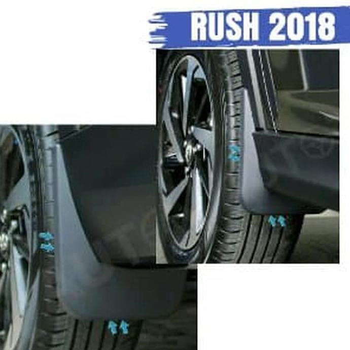 MUDGUARD | MUD GUARD | KARPET LUMPUR MOBIL ALL NEW RUSH | TERIOS 2018- AKSESORIS EKSTERIOR MOBIL
