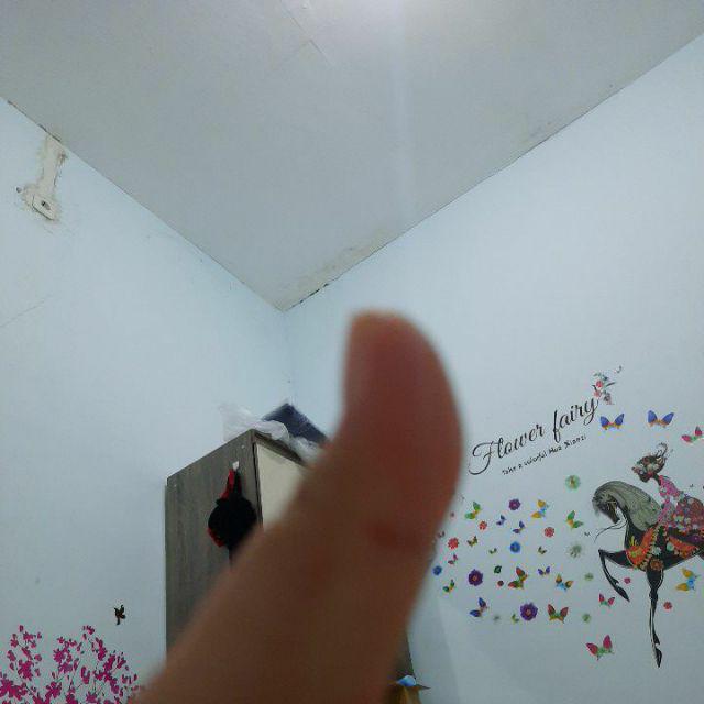 [cod Jatim] Stiker Dinding 68 Flower Purple