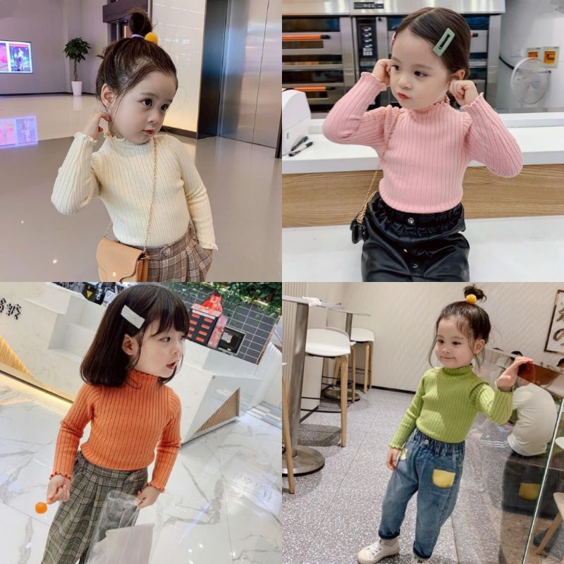 (1-4 th) Blouse rajut korea/atasan rajut anak